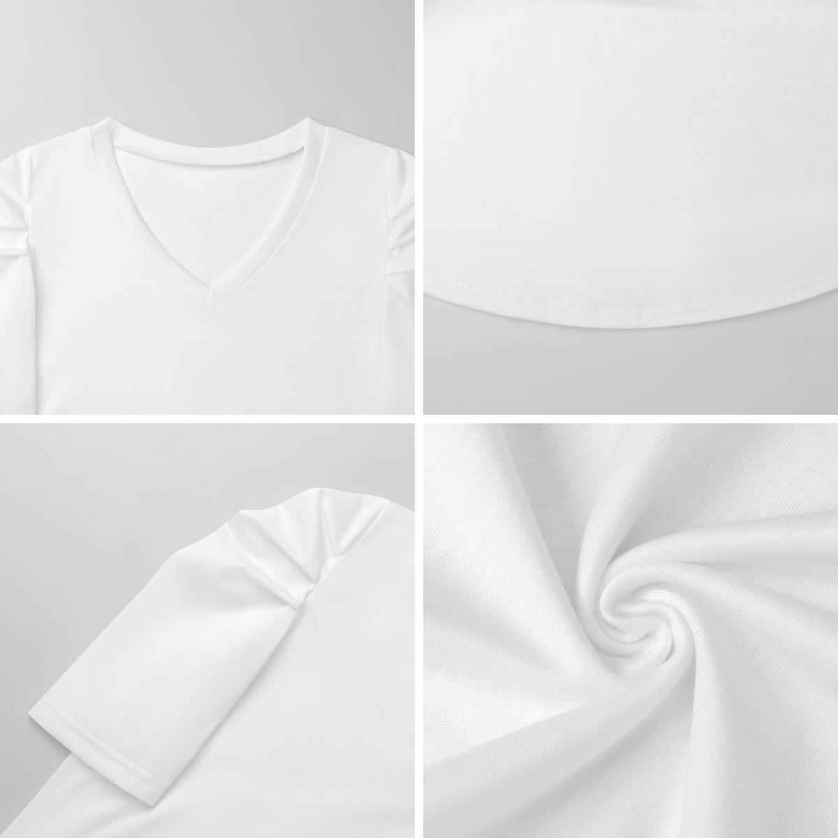 In Living Color Puff Short Sleeve Top(All-Over Printing)