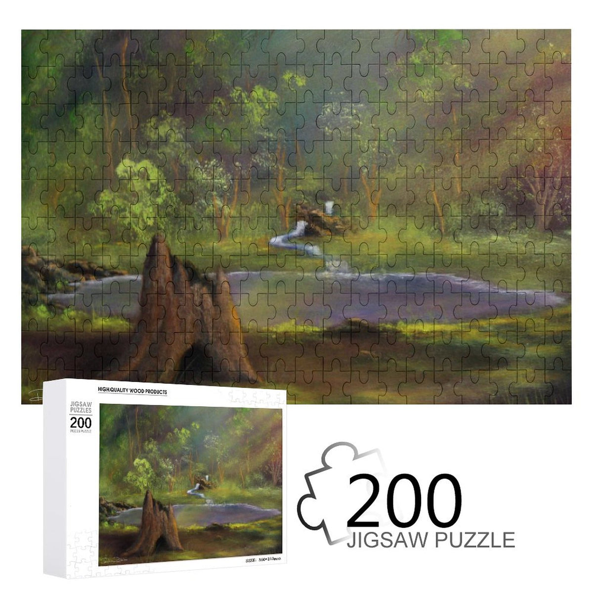 Brightening Wooden Puzzle(200 PCS)