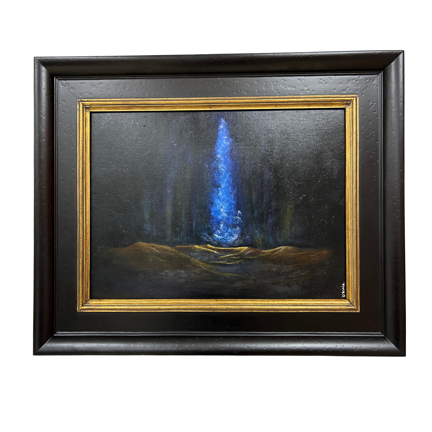 'ETHEREAL RISING' original acrylic space painting