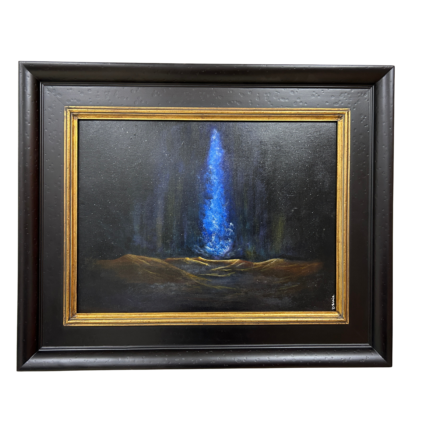 'ETHEREAL RISING' original acrylic space painting