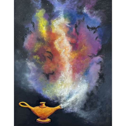 'UNIVERSAL MAGIC' original acrylic space painting