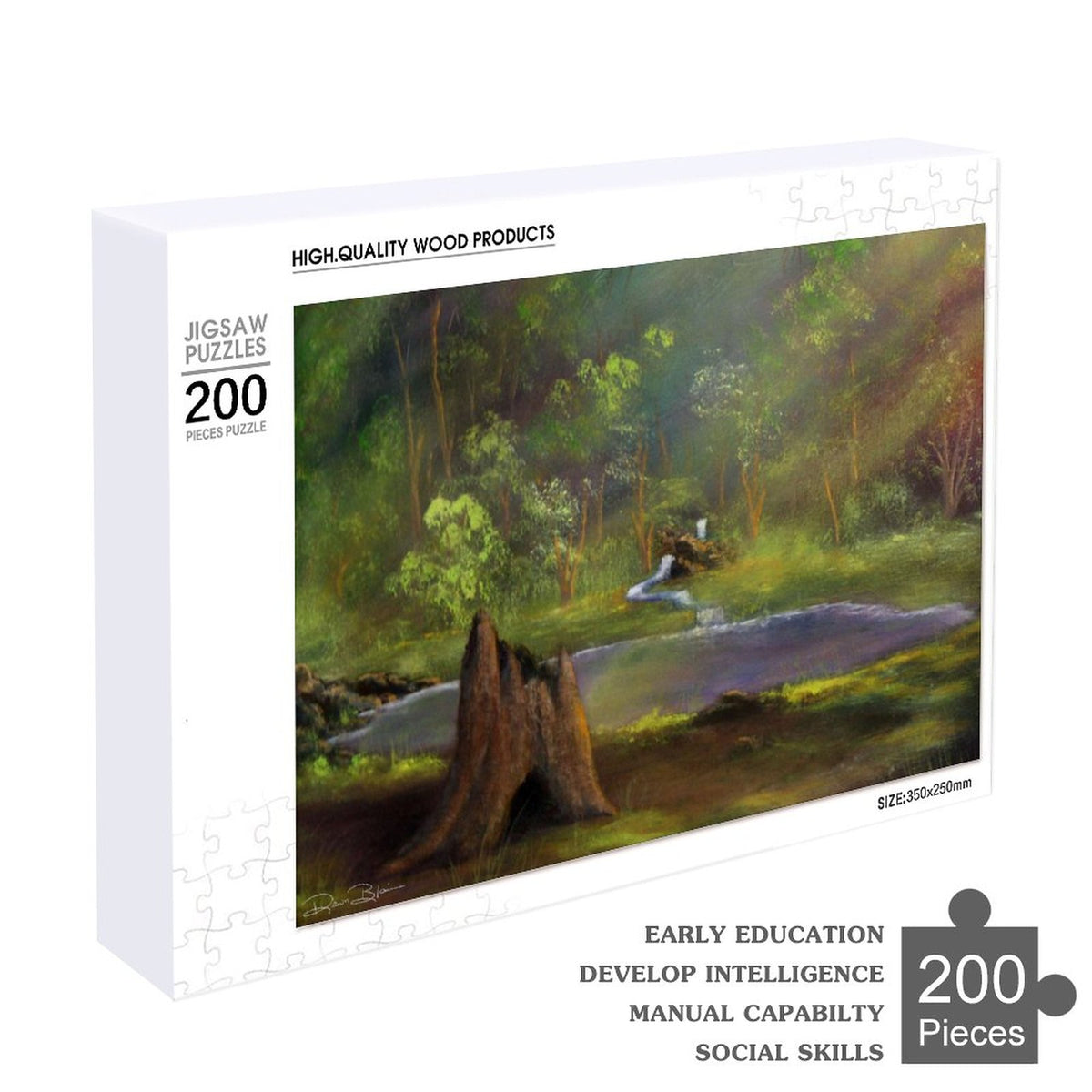 Brightening Wooden Puzzle(200 PCS)